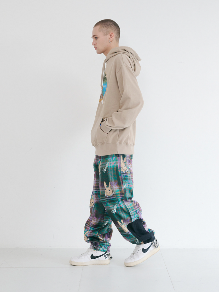 BSRABBIT ROYAL FLEECE JOGGER PANTS ビーエスラビット ボトムス