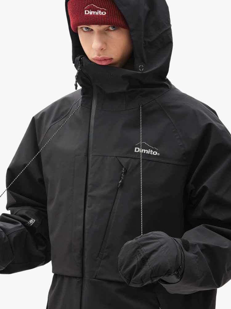 DIMITO APEX JACKET ウォータープルーフ 防水 パーカー アウター ジャケット メンズ レディース アウトドア スノボ スポーツ 登山  撥水 軽量 送料無料 : 505 : 足あと工房 - 通販 - Yahoo!ショッピング