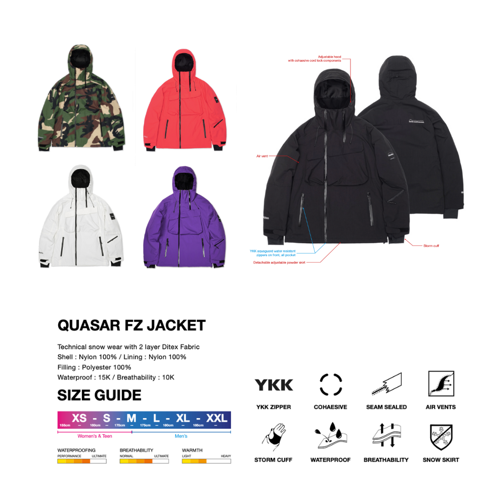 DIMITO QUASAR FZ JACKET ジャケット ライトアウター メンズ レディース キッズ スノボ 秋冬 スポーツ 防水 アウトドア  パーカー ブランド 送料無料 : 509 : 足あと工房 - 通販 - Yahoo!ショッピング