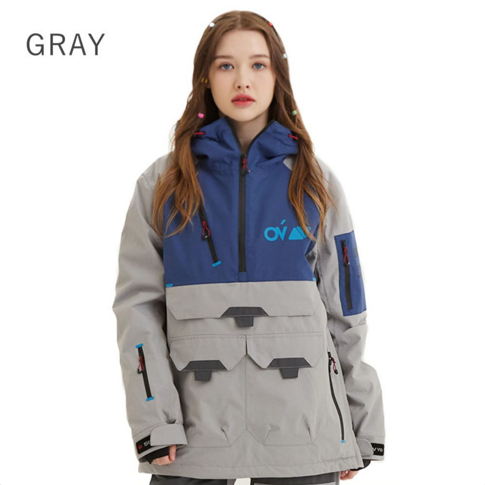 OVYO INTRO PULLOVER JACKET ジャケット アウター ウィンドブレーカー メンズ レディース キッズ パーカ 秋冬 防水 防風 ブランド 2023 保温 黒(14421円)