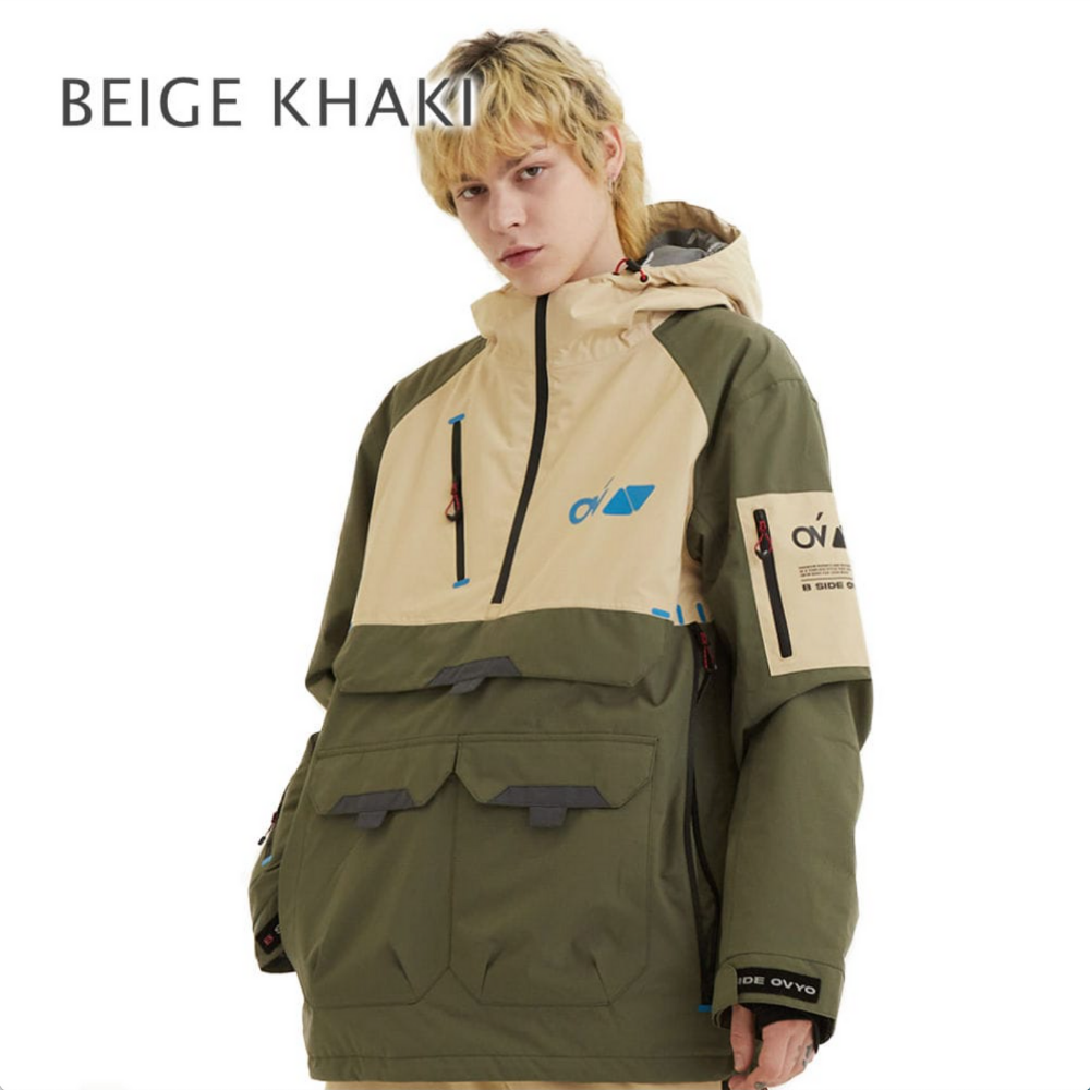 OVYO INTRO PULLOVER JACKET ジャケット アウター ウィンドブレーカー メンズ レディース キッズ パーカ 秋冬 防水 防風 ブランド 2023 保温 黒(15989円)