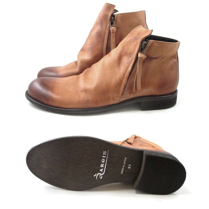 ARGIS（アルジス） ○○アルジス ブーツ サイドジップブーツ メンズ