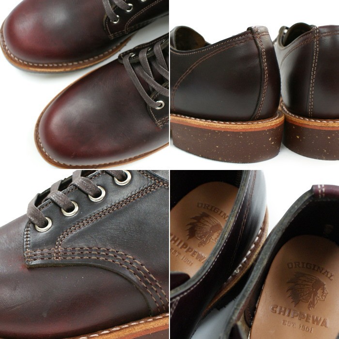 チペワ オックスフォード CHIPPEWA “ORIGINAL” 1901M74 4-inch Service Oxfords ［コードバン］ 正規品  保証書付 メンズ プレーントゥ : chippewa-1901m74 : フットモンキーYahoo!店 - 通販 - Yahoo!ショッピング