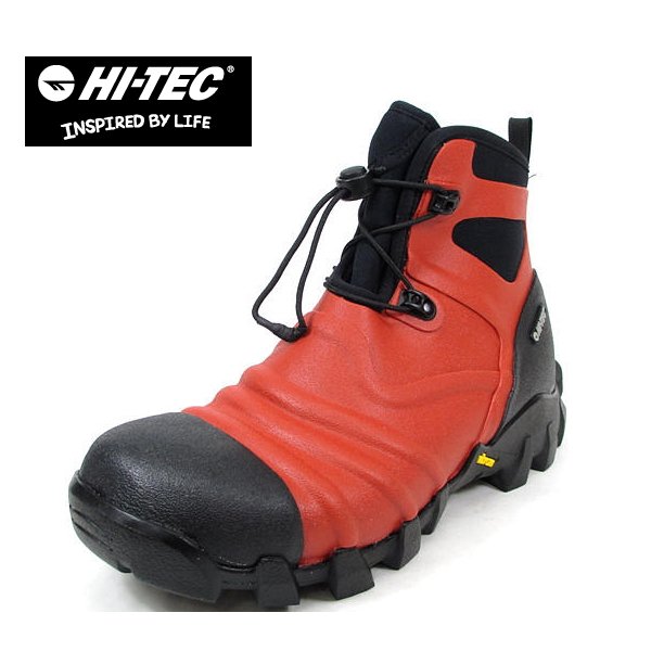 MIGHTY ハイテックブーツ 黒/赤 HI-TEC（ハイテック） ○○ハイテック トレッキング ブーツ 靴 HI-TEC