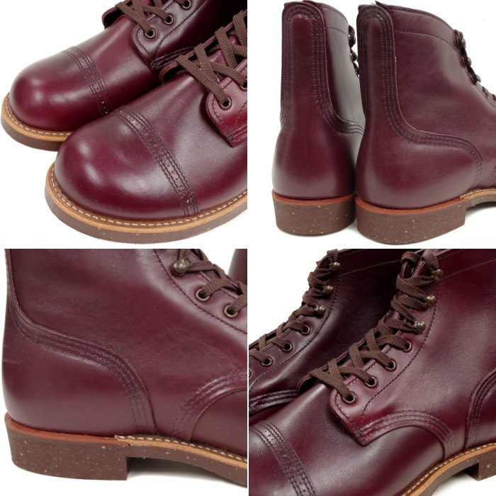 レッドウィング アイアンレンジ マンソン 正規品 RED WING IRON RANGE MANSON 8012 ［バーガンディー・セトラー］ ブーツ  メンズ ワークブーツ : redwing-8012 : フットモンキーYahoo!店 - 通販 - Yahoo!ショッピング