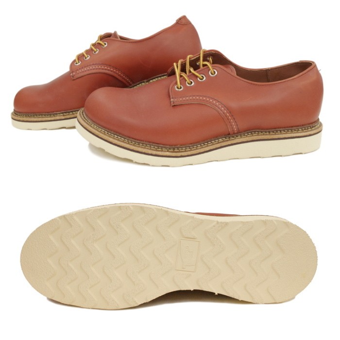 レッドウイング　オックスフォード　8001 9D 美品 12年】レッドウィング 8001 オックスフォード 赤茶