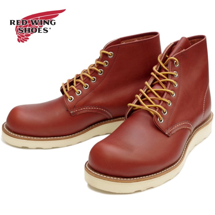 高評価レビュー レッドウィング SHOES WING RED クラシック 6 正規品 ラウンド 靴