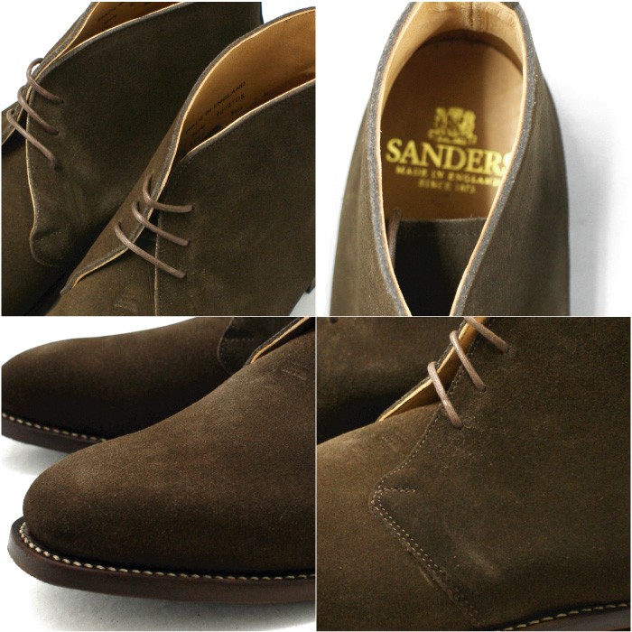 SANDERS サンダース チャッカブーツ スエード 9072TDS SANDERS Sanders サンダース チャッカブーツ 9877BS 9877PSS