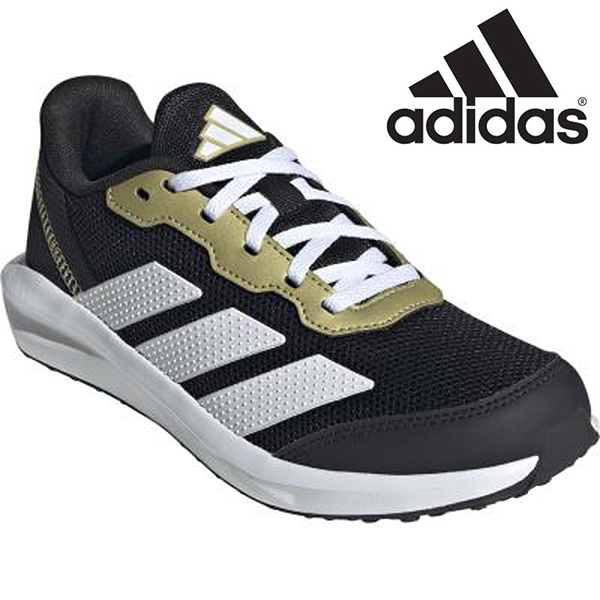 adidas（アディダス） スニーカー キッズ レディース 靴 黒 ブラック 