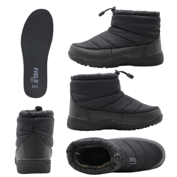 FIELD TEX（フィールドテックス） ブーツ レディース 靴 黒 ブラック