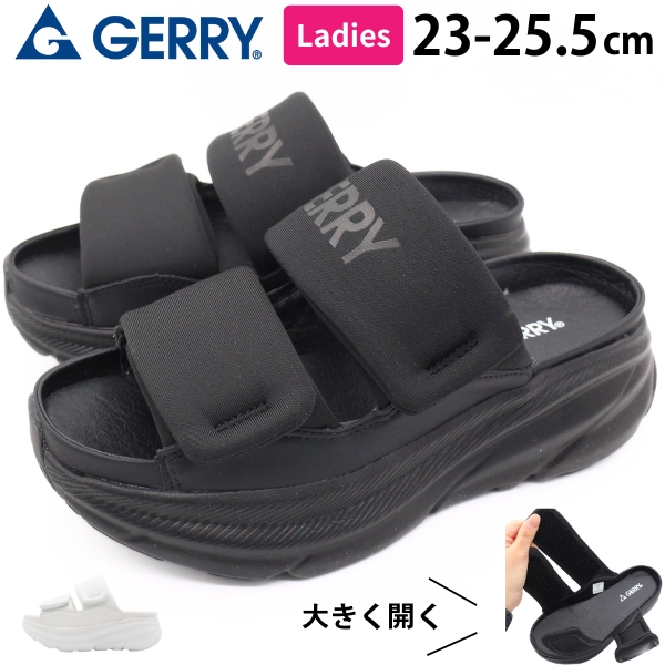 GERRY（ジェリー） サンダル レディース 靴 コンフォートサンダル 黒