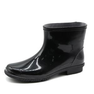 レインブーツ メンズ 長靴 ショート 黒 ブラック 完全防水 雨 ビジネス 作業 幅広 ワイズ 3E...