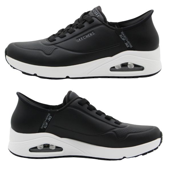 SKECHERS（スケッチャーズ） スニーカー メンズ スリッポン 靴 黒