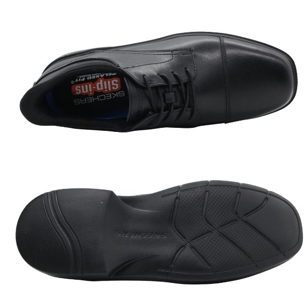 SKECHERS（スケッチャーズ） スリッポン メンズ 靴 ビジネスシューズ