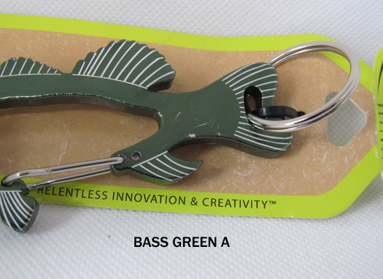 【クリックポスト】対応商品 BISON DESIGNS　バイソンデザインズ FISH CARABINER　(訳あり） | BISON DESIGNS | 01