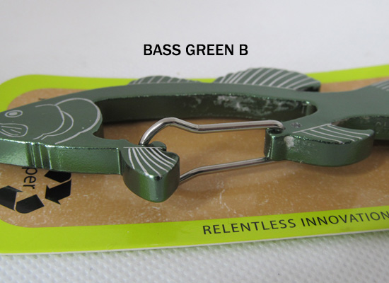 【クリックポスト】対応商品 BISON DESIGNS　バイソンデザインズ FISH CARABINER　(訳あり） | BISON DESIGNS | 02