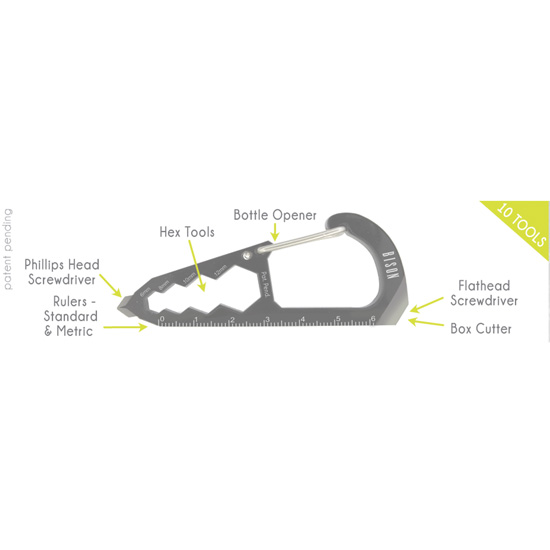 【クリックポスト】対応商品 BISON DESIGNS　バイソンデザインズ KOOL TOOL KLIP SAE クールツール クリップSAE | BISON DESIGNS | 01