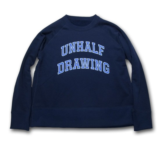 海千山千會 UNHALF DRAWING 【アンハーフ ドローイング】 UNHALFDRAWING COLLEGE LOGO SWEAT CREW :  ud001 : footstep - 通販 - Yahoo!ショッピング