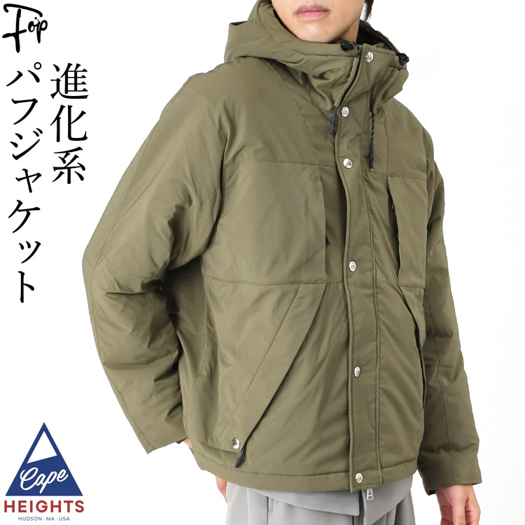 Cape Heights フード付きダウンジャケット Mサイズ オリーブ