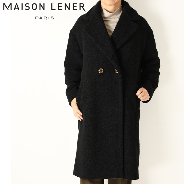 アウター メンズ コート 秋 冬 大きいサイズ ロング 40代 30代 50代 ウール 軽い 黒