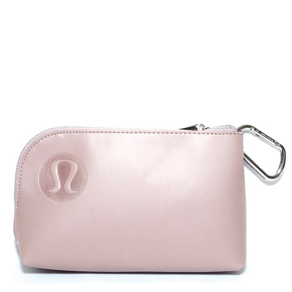 【新品】ルルレモン　カ－ドポ－チ lululemon☆リング付ロゴ カードポーチ Clippable Card Pouch