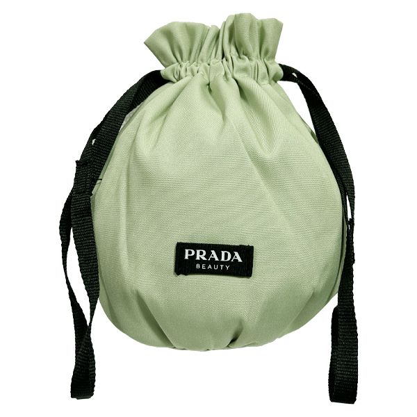 新品】PRADA BEAUTY ライトグリーントートバッグ ＆巾着ポーチ