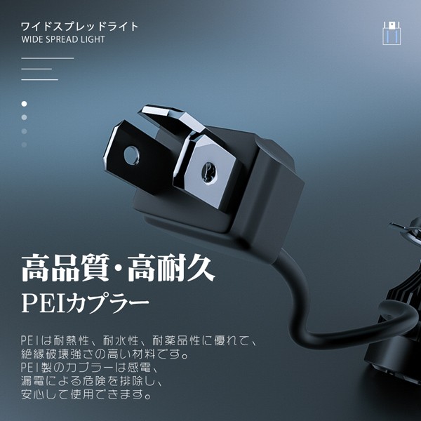 ledヘッドライト  H1 H7  HB4 光軸調整機能付き コンパクトサイズ 高耐久 6000K 12V LEDバルブ 2個セット R8 | ブランド登録なし | 08