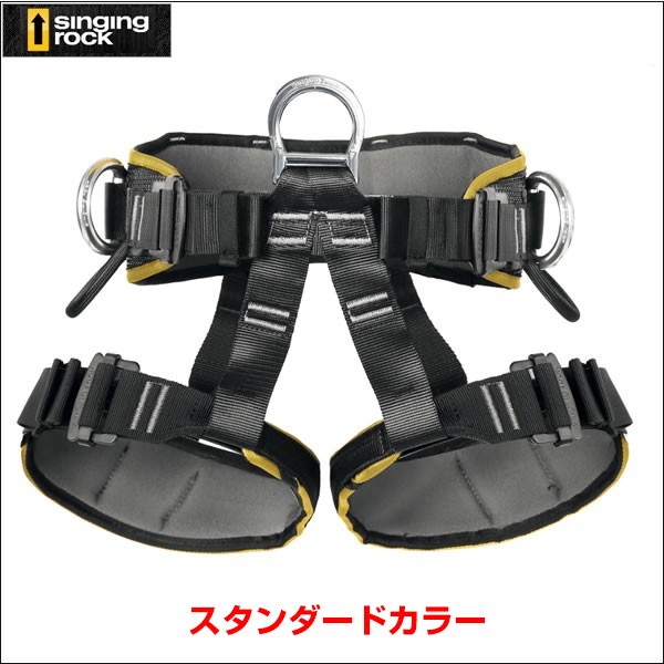 福岡)美品 Singing Rock シットワーカー3D スタンダード M/L ブラック 高所作業用ハーネス 安全帯 アウトドア F230810J3 KH10C SINGINGROCK シットワーカー3D・スタンダード