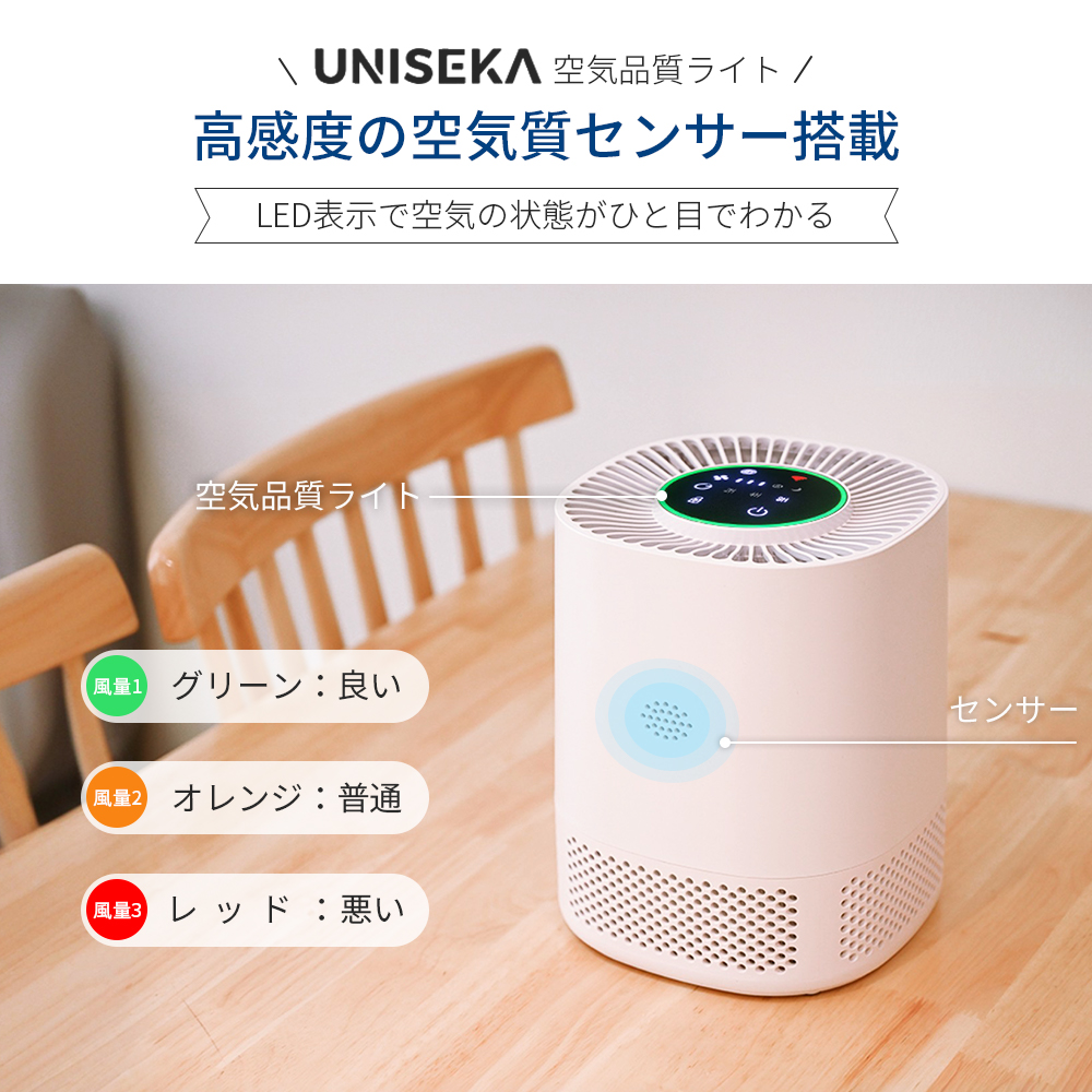 UNISEKA 『UNISEKA正規品』2025年新型空気清浄機 花粉症対策 20