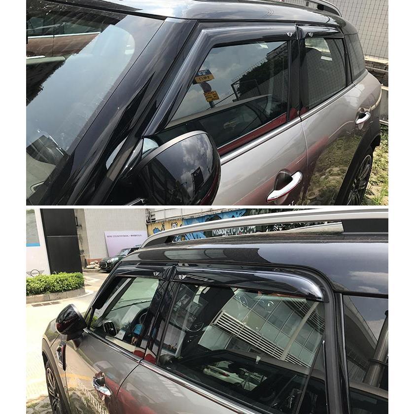 新品 BMW MINI F60 F55 F54 R60 アエロリフト サイドバイザー ドア