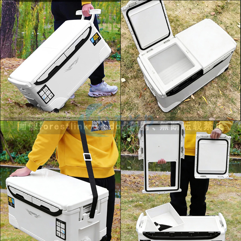 釣り用クーラーボックス 大容量 32L/48L 保冷72時間 保温10時間 座れる
