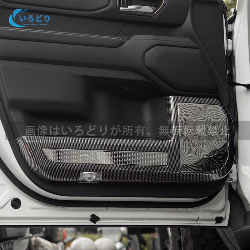 ランドクルーザー LC250 ドアキックガード ブラック ラゲッジサイド