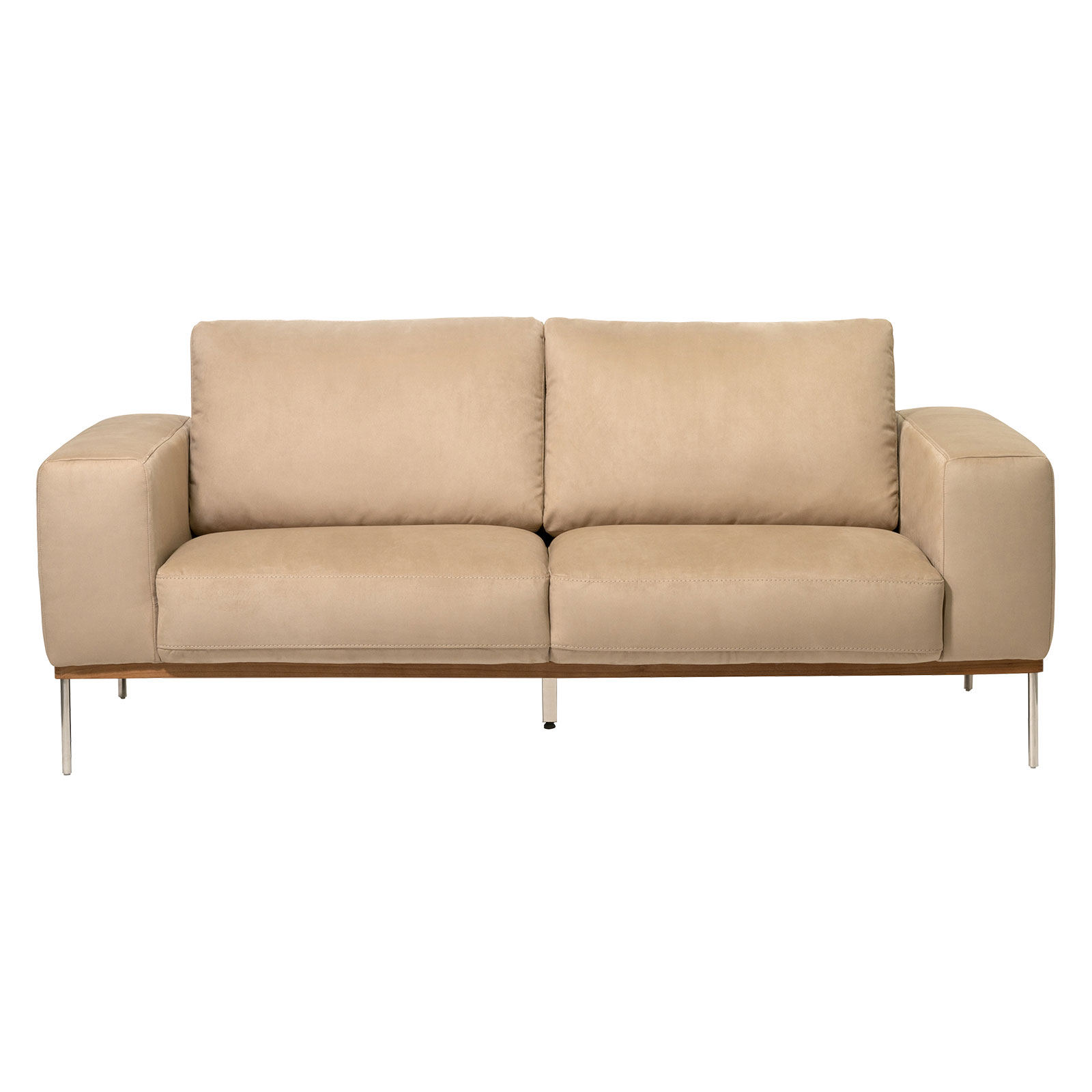 ソファー 幅191cm 3人掛け ダイニングソファ 肘掛け付き アーム付き ステンレス脚 レザー 大型 ワイド ペット対応 モダン おしゃれ ベージュ グレー form 東谷 | 東谷 | 01