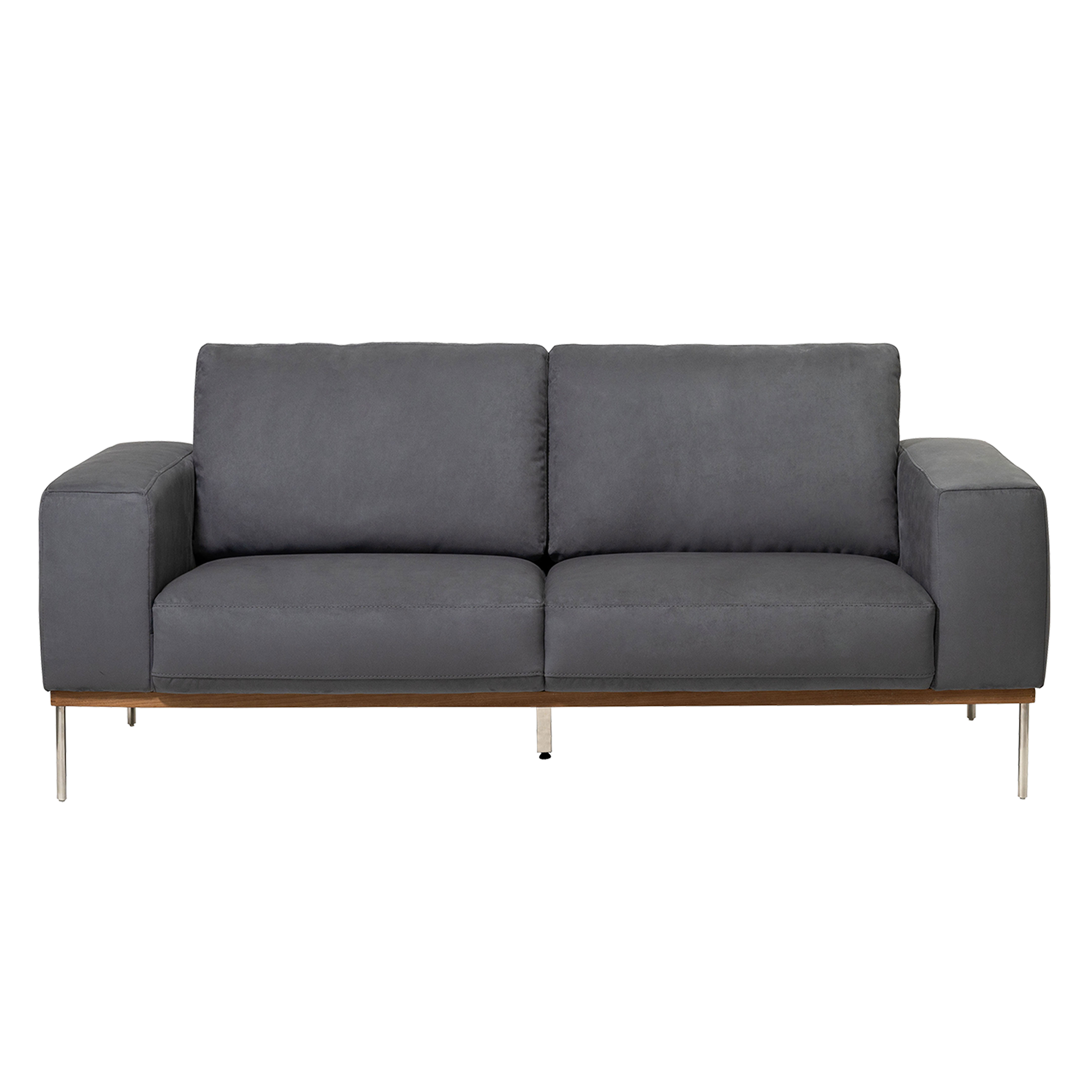 ソファー 幅191cm 3人掛け ダイニングソファ 肘掛け付き アーム付き ステンレス脚 レザー 大型 ワイド ペット対応 モダン おしゃれ ベージュ グレー form 東谷 | 東谷 | 02