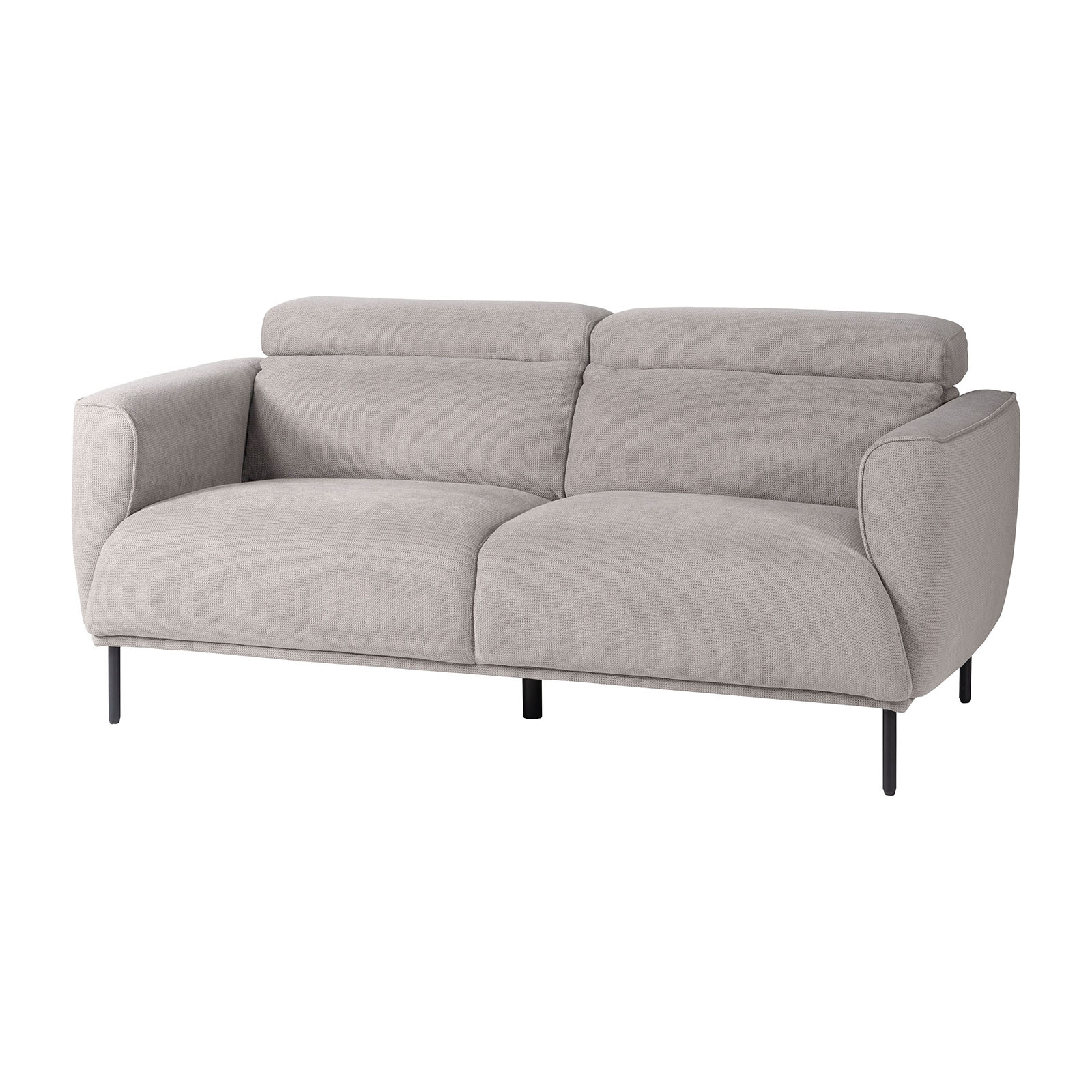 ソファー 幅185cm 3人掛け ダイニングソファ リクライニング ハイバック ヘッドレスト 肘掛け付き アーム付き 大型 おしゃれ モダン ベージュ グレー form 東谷 | 東谷 | 02