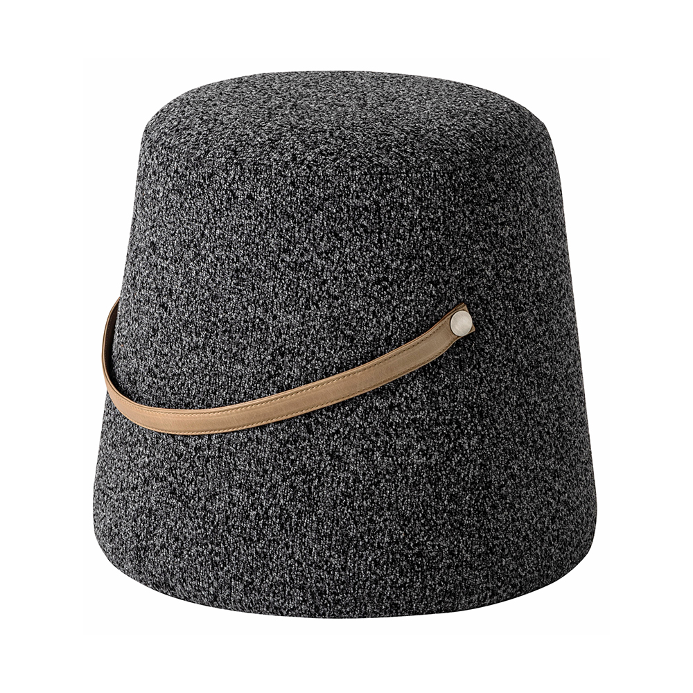 スツール 高さ42cm 椅子 オットマン 低い おしゃれ ロースツール 足置き台 小さい 背もたれなし 来客用 レザー モダン ライトグレー ダークグレー form 東谷 | 東谷 | 02