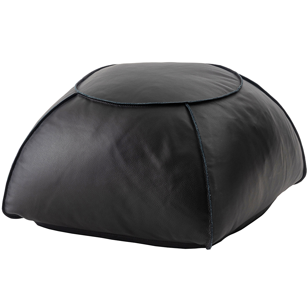 スツール 高さ35cm 椅子 オットマン 低い おしゃれ ロースツール 足置き台 小さい 背もたれなし 来客用 レザー モダン キャメル ブラウン ブラック form 東谷 | 東谷 | 03