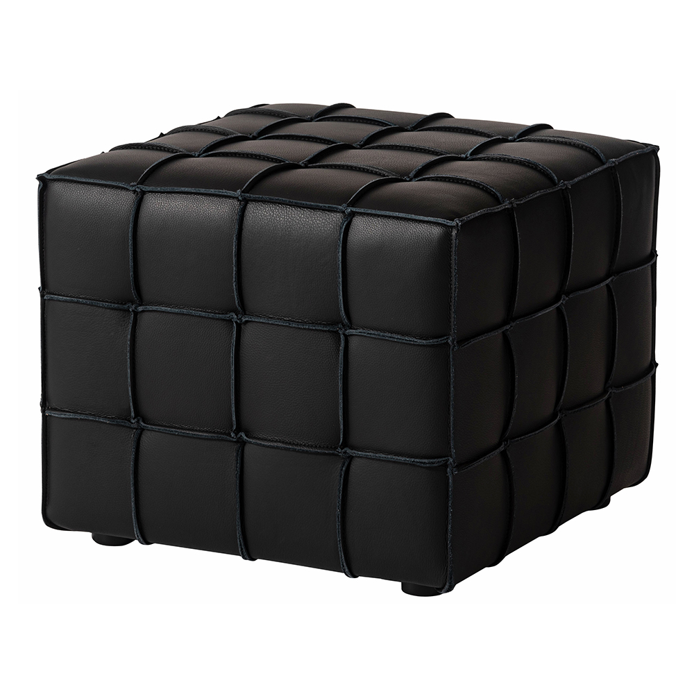 スツール 高さ41cm 椅子 オットマン 低い おしゃれ ロースツール 足置き台 小さい 背もたれなし 来客用 レザー モダン キャメル ブラウン ブラック form 東谷 | 東谷 | 03