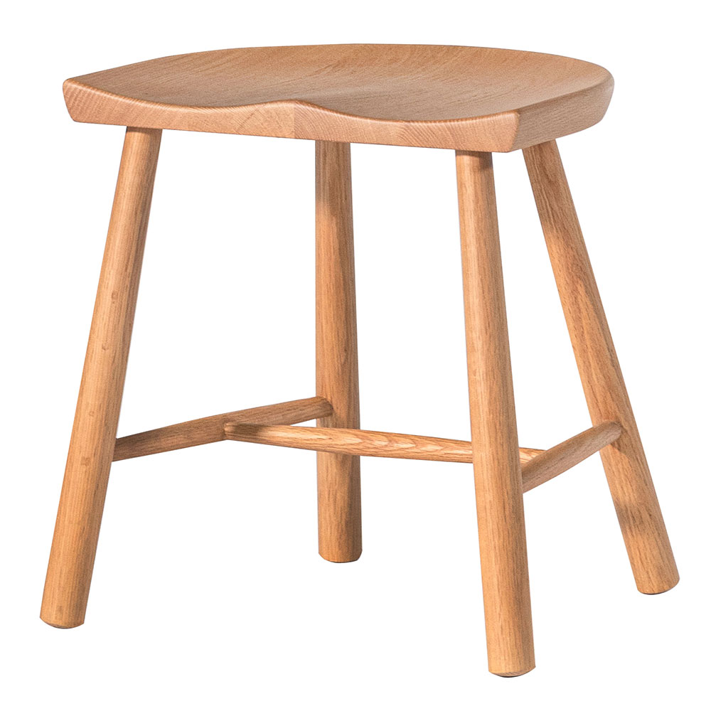 スツール 高さ43.5cm 木製 椅子 低い 玄関 おしゃれ ロースツール キッチン 小さい 背もたれなし 北欧 シンプル モダン ナチュラル ブラウン form 東谷 | 東谷 | 01