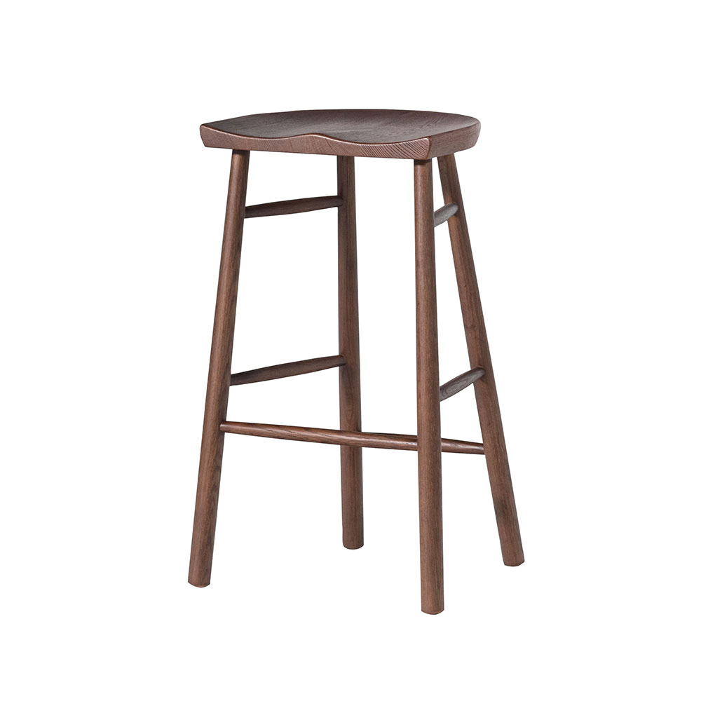 スツール 高さ69.5cm 木製 椅子 ハイスツール カウンターチェア おしゃれ キッチン コンパクト 天然木 モダン 北欧 シンプル ナチュラル ブラウン form 東谷 | 東谷 | 02