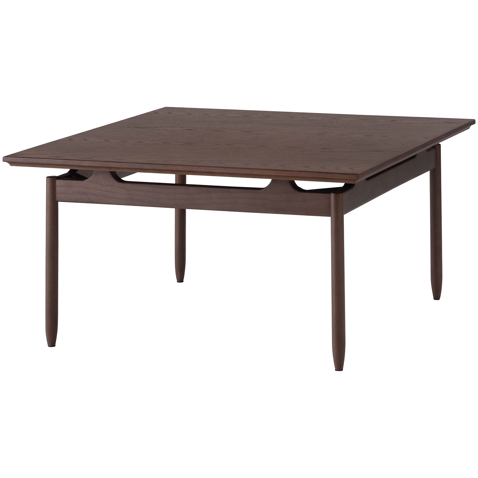 ローテーブル 幅75cm 高さ38cm センターテーブル リビング おしゃれ ミニ 一人暮らし 小さい てーぶる 正方形 シンプル ナチュラル ブラウン form 東谷 | 東谷 | 02