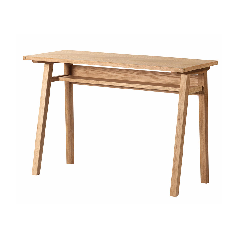 デスク 幅110cm パソコンデスク 机 学習 勉強 pcデスク 棚付き 収納 書斎 おしゃれ 作業 つくえ シンプル コンパクト 木製 ナチュラル ブラウン form 東谷 | 東谷 | 02