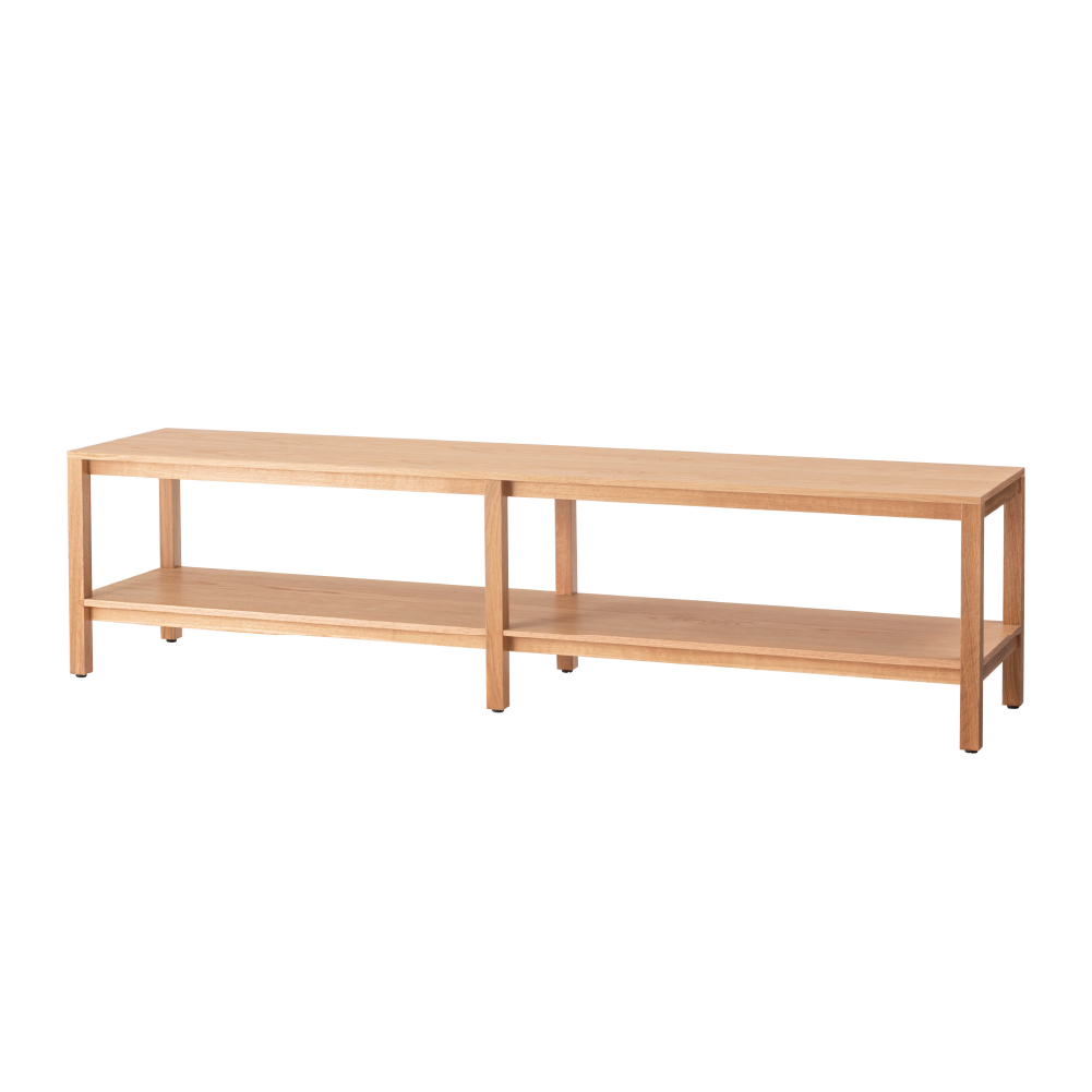 テレビ台 テレビボード 幅160cm ローボード 収納 棚板 オープン 大きい 50インチ 50型 木製 天然木 オーク おしゃれ 北欧 ナチュラル ブラウン form 東谷 | 東谷 | 02