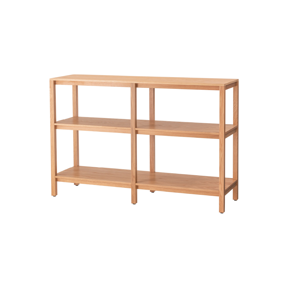 棚 ラック 幅120cm オープンラック オープンシェルフ シェルフ 収納 おしゃれ 木製 飾り棚 ウッド ディスプレイ 本棚 3段 ブラウン ナチュラル  form 東谷 | 東谷 | 02