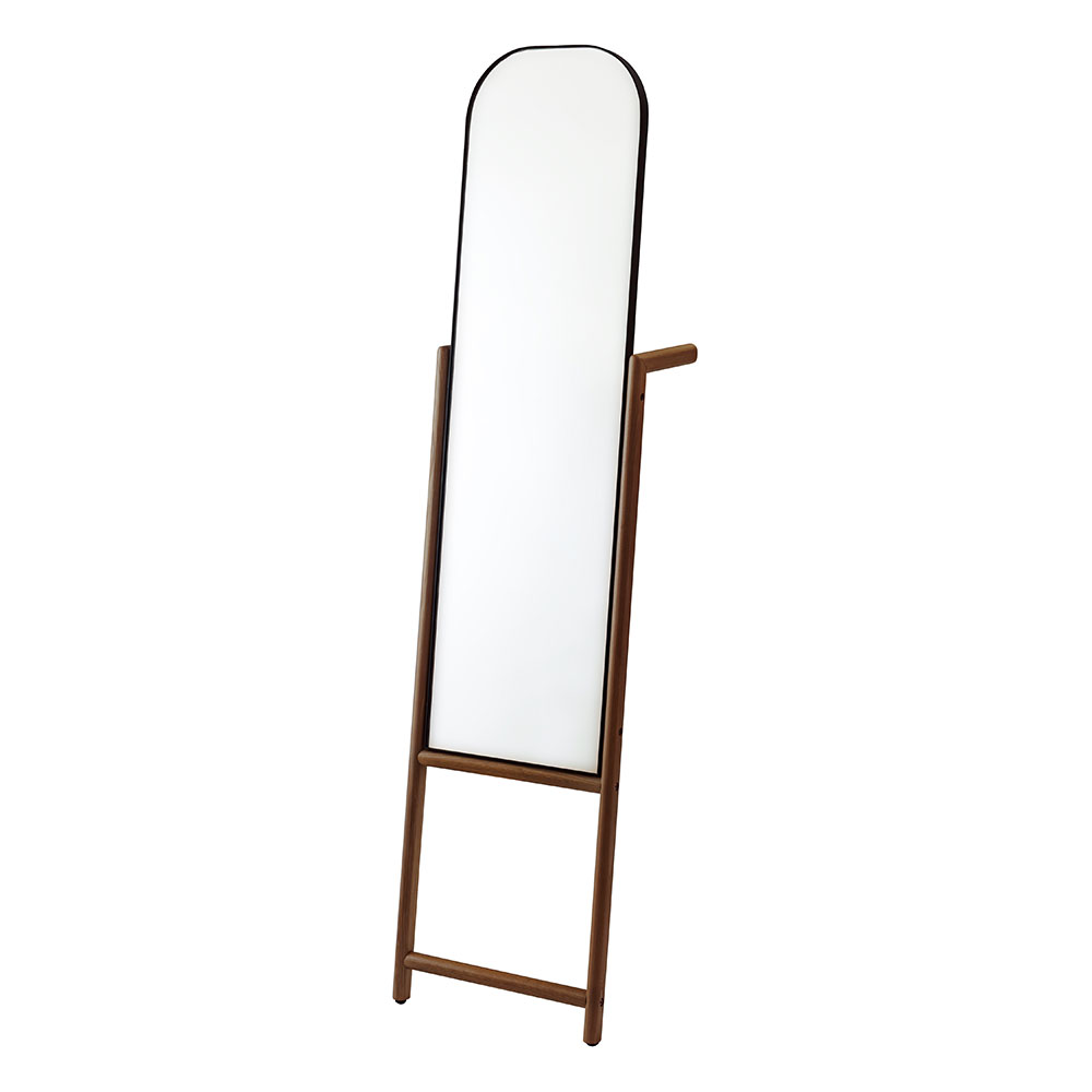 東谷 姿見 全身鏡 スタンドミラー おしゃれ ハンガー 木 アーチ ミラー