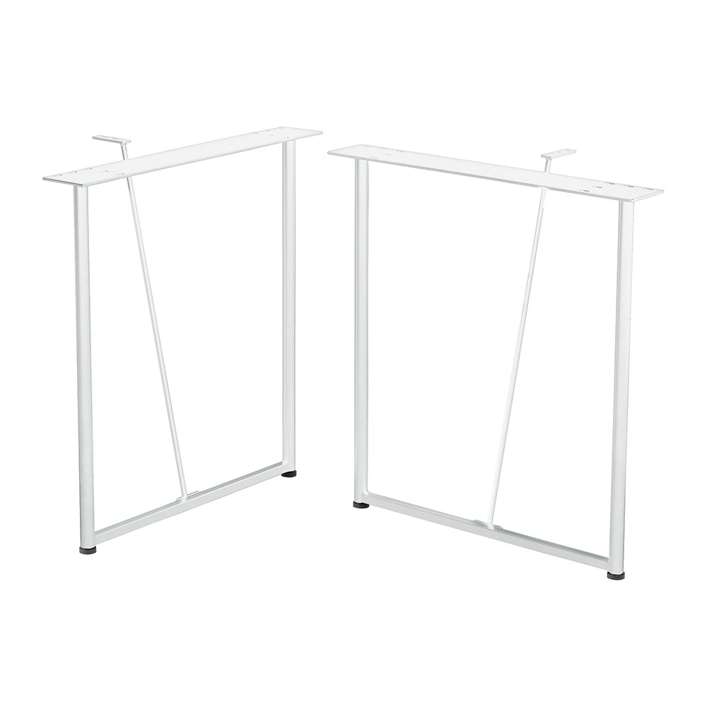 ダイニングテーブル 脚のみ 2脚セット スチール脚 食卓机用 ロの字型 アイアン DIY 自作 パーツ 鉄脚 スチールフレーム おしゃれ ブラック 黒 form 東谷 | 東谷 | 02