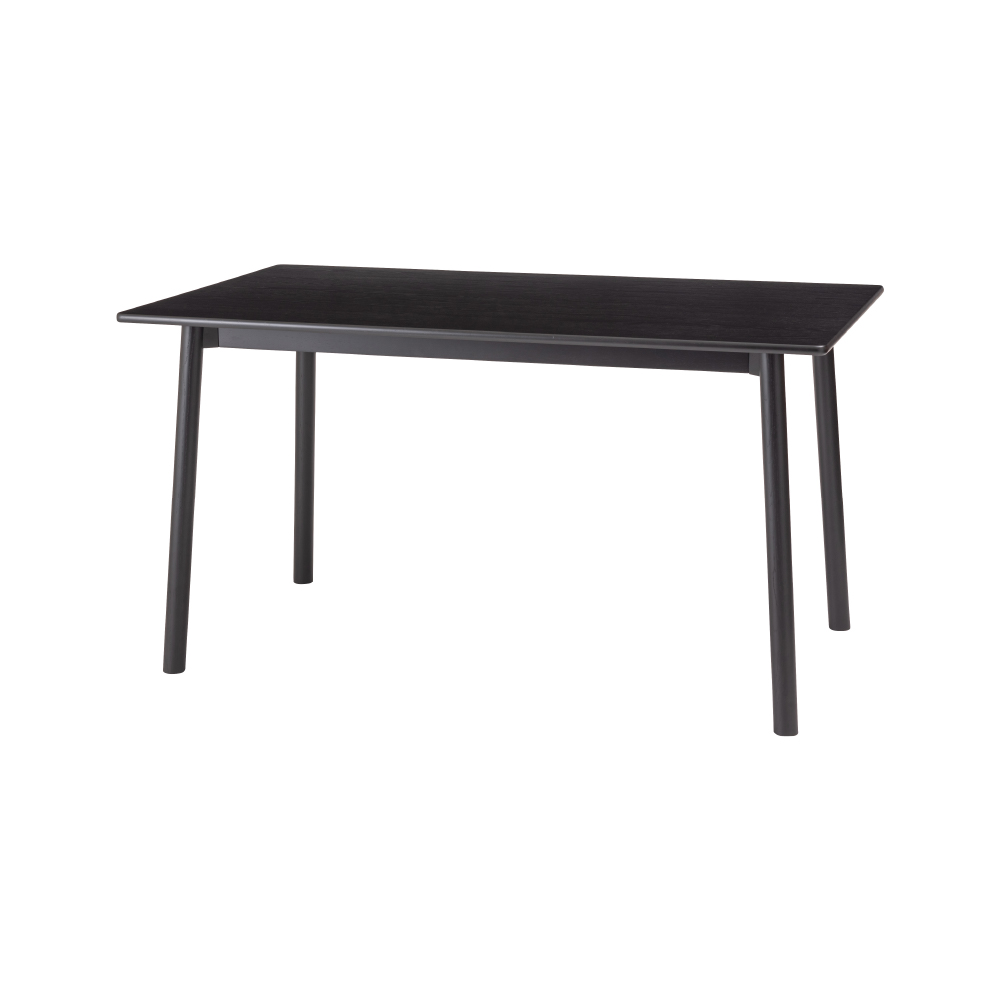 ダイニングテーブル 幅135cm 食卓机 長方形 4人掛け 木製 天然木 オーク ウッド 丸脚 角丸 ワイド 大きめ 大きい 大型 おしゃれ 北欧 ナチュラル form 東谷 | 東谷 | 03