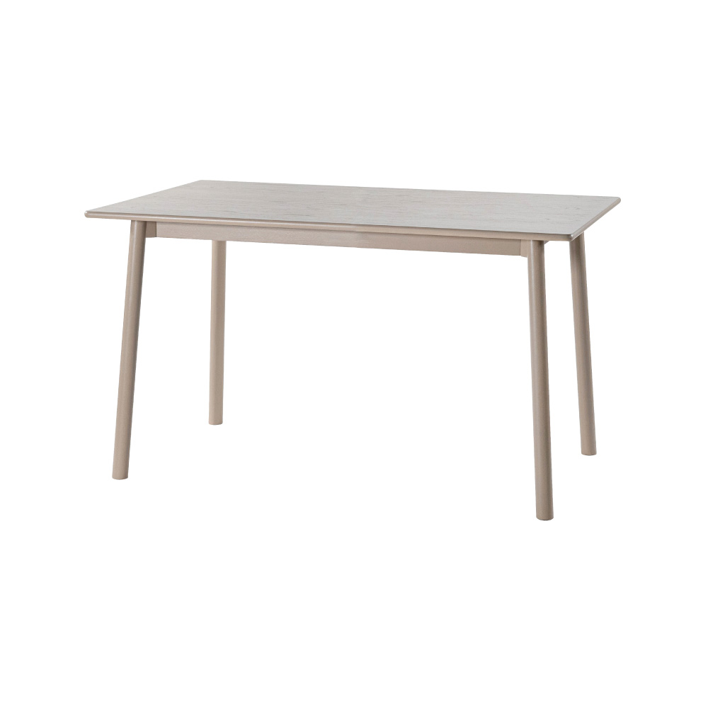 ダイニングテーブル 幅135cm 食卓机 長方形 4人掛け 木製 天然木 オーク ウッド 丸脚 角丸 ワイド 大きめ 大きい 大型 おしゃれ 北欧 ナチュラル form 東谷 | 東谷 | 04