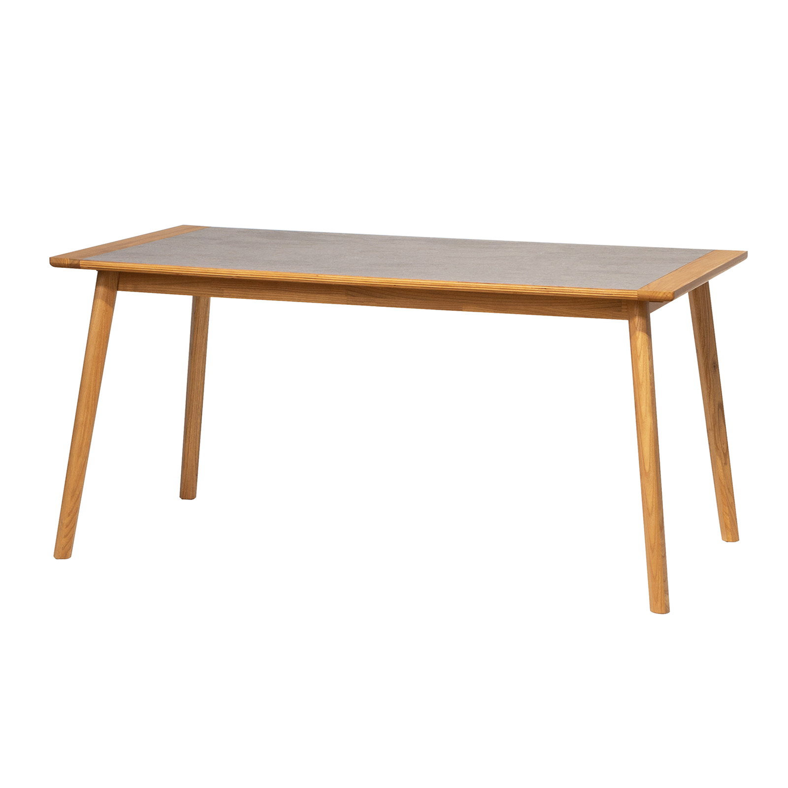 ダイニングテーブル 幅150cm 食卓机 長方形 四角 角型 4人掛け モルタル調 石目調 ストーン柄 木製 天然木 スンカイ 丸脚 ワイド 大きい おしゃれ form 東谷 | 東谷 | 02