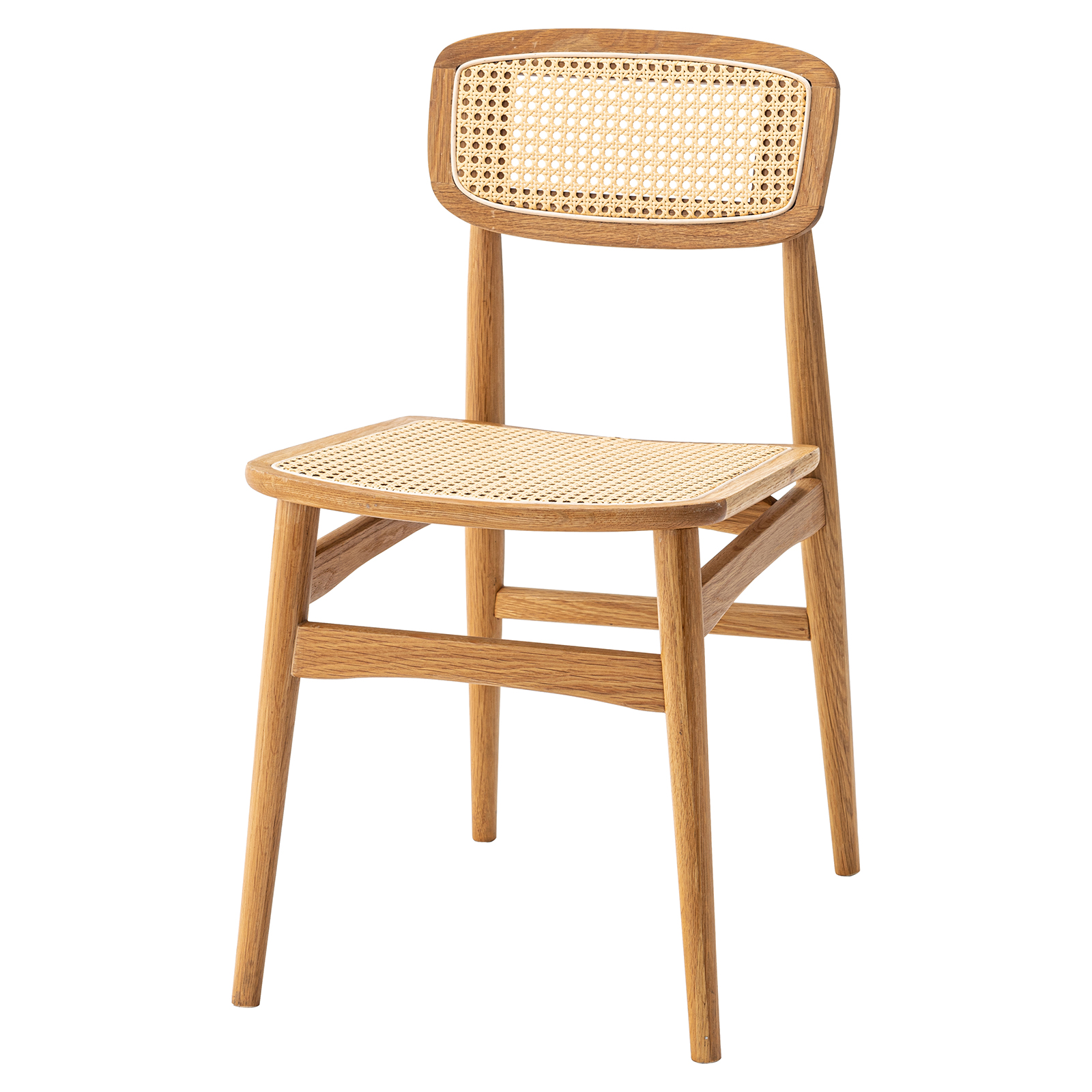ダイニングチェア 座面高45cm 椅子 おしゃれ 食卓 ラタン イス 北欧 木製 リビング 1脚 完成品 いす 背もたれ モダン シンプル ナチュラル ブラック form 東谷 | 東谷 | 02